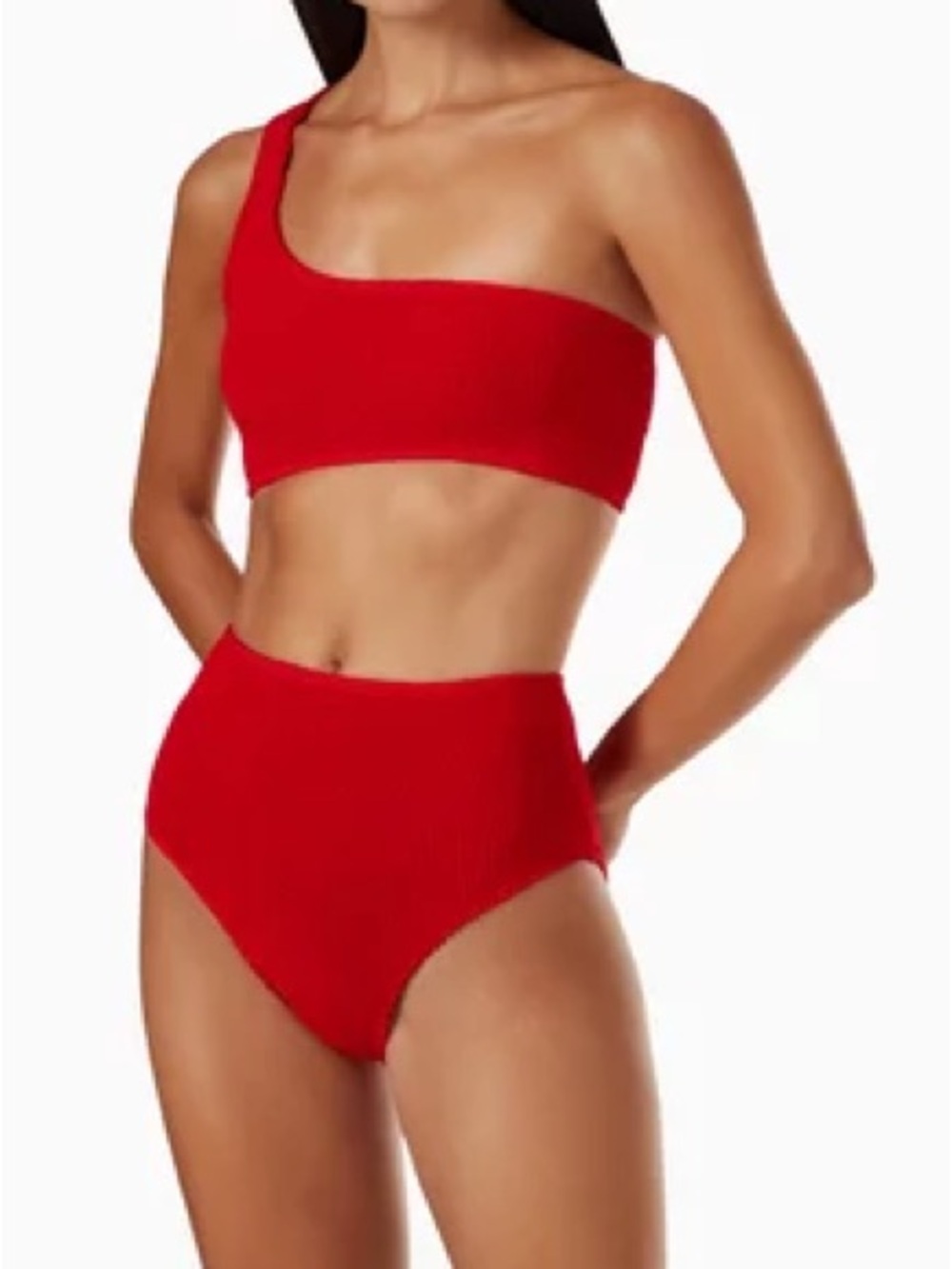 Bond-Eye Baywatch Red Bikini Set